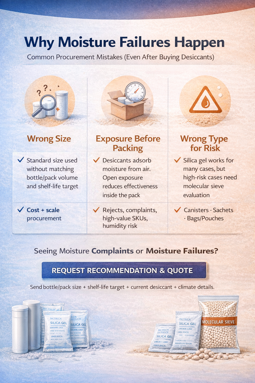 Silica Gel vs Molecular Sieve Desiccant (Buyer’s Guide)