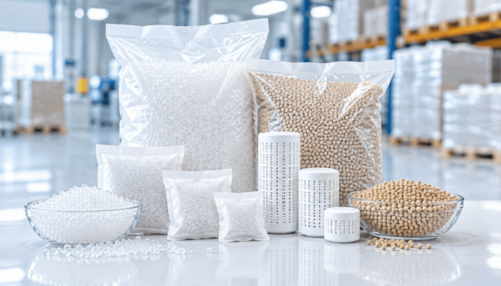 Bulk desiccant supplier with silica gel and molecular sieve products